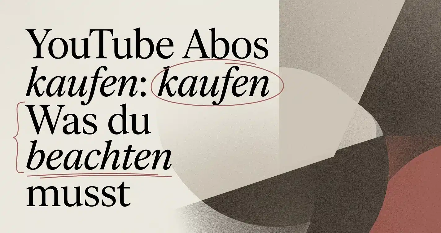 YouTube Abonnenten kaufen deutsch: Worauf du achten musst