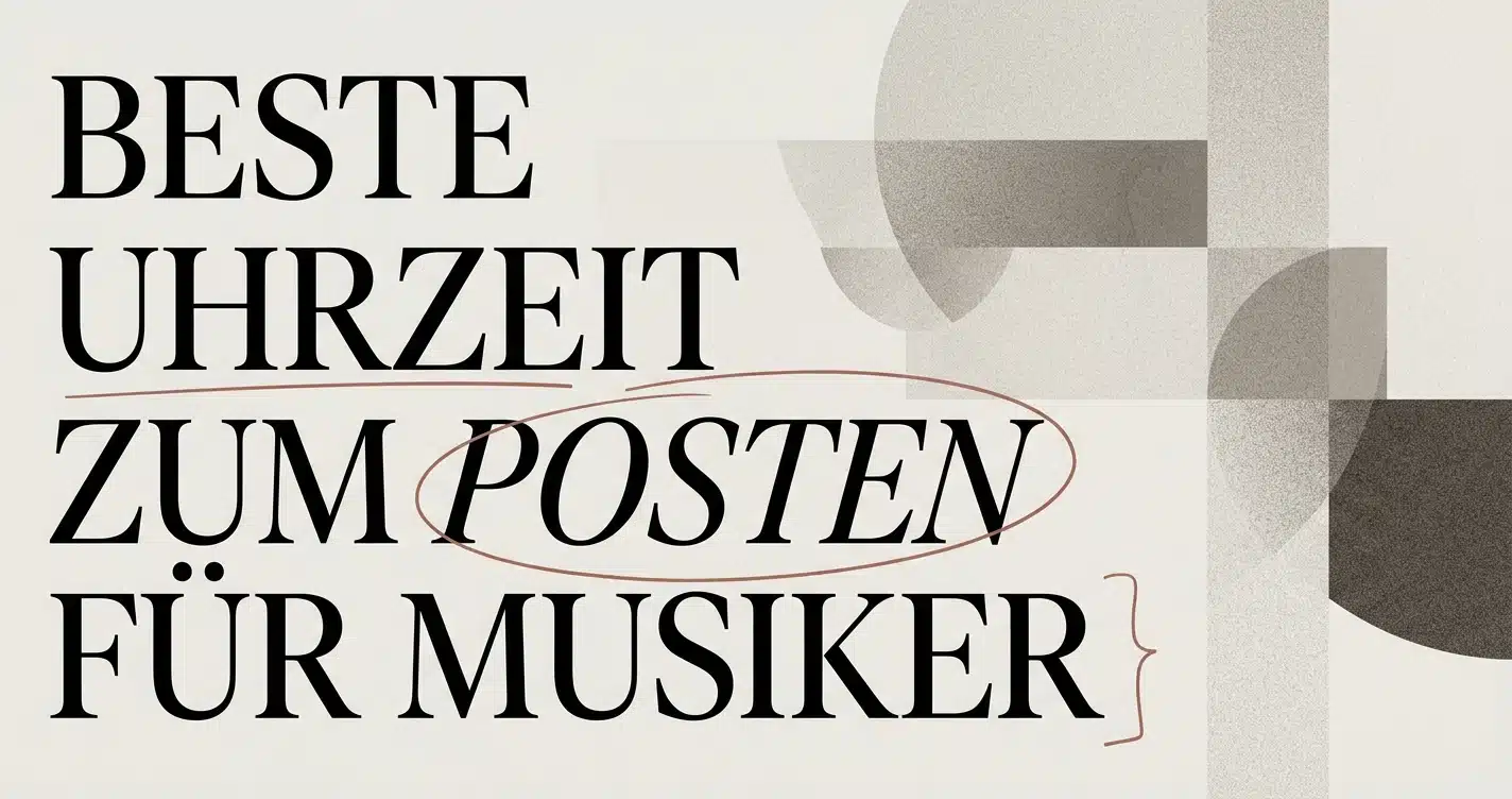 Beste Uhrzeit zum Posten für Musiker