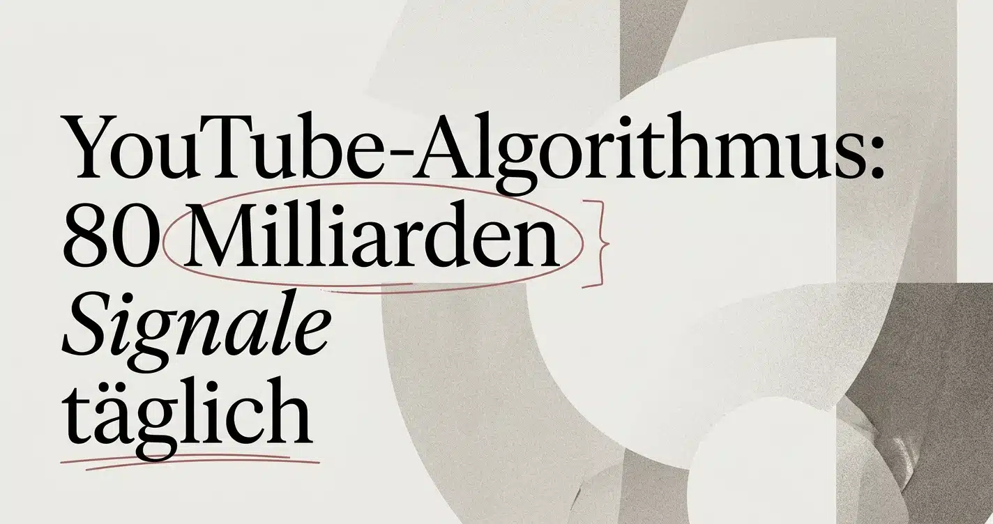 Wie der YouTube-Algorithmus Videos empfiehlt